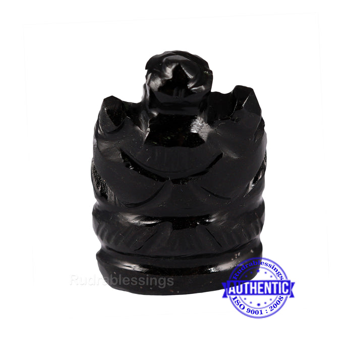 Black Agate Ganesha Statue - 73 D