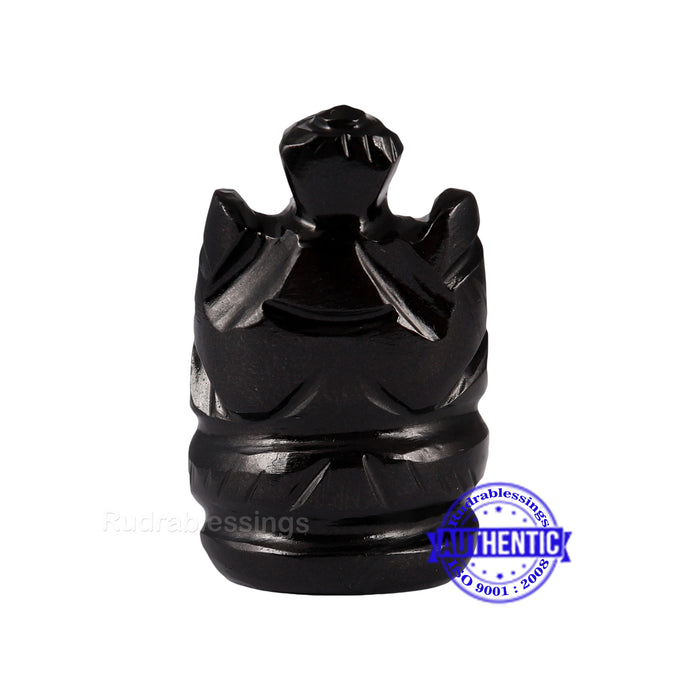Black Agate Ganesha Statue - 73 G
