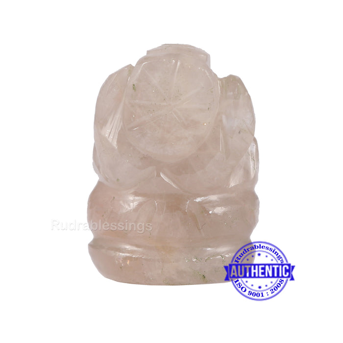 Smoky Quartz Ganesha Statue - 78 A