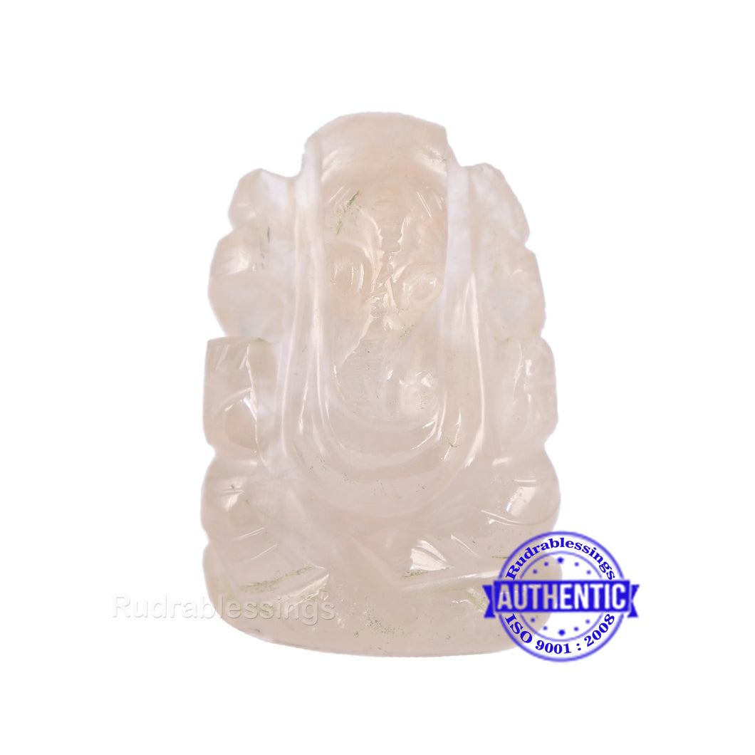 Smoky Quartz Ganesha Statue - 78 F