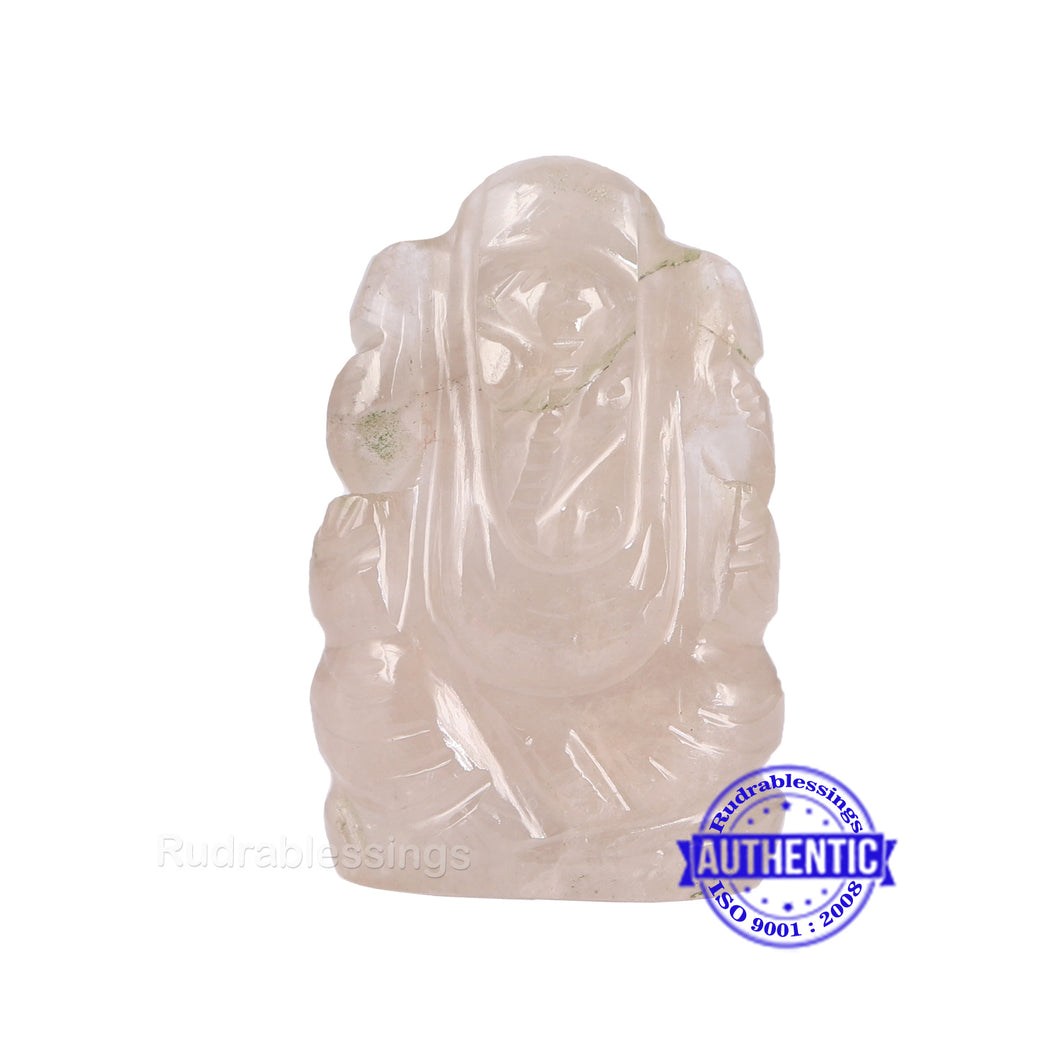 Smoky Quartz Ganesha Statue - 78 G