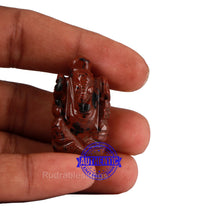 Load image into Gallery viewer, Mahagony Obsidian Ganesha Statue - 88 B
