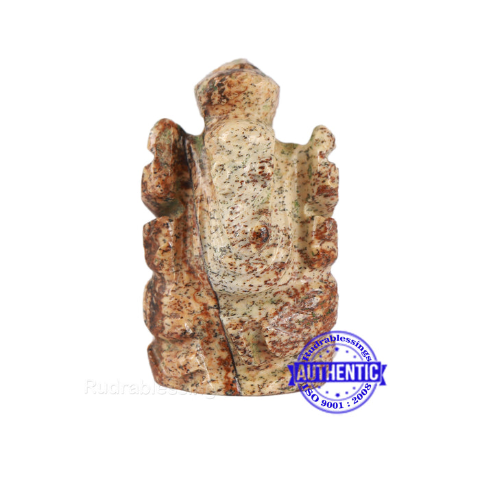 Picture Jasper Ganesha Statue - 92 A