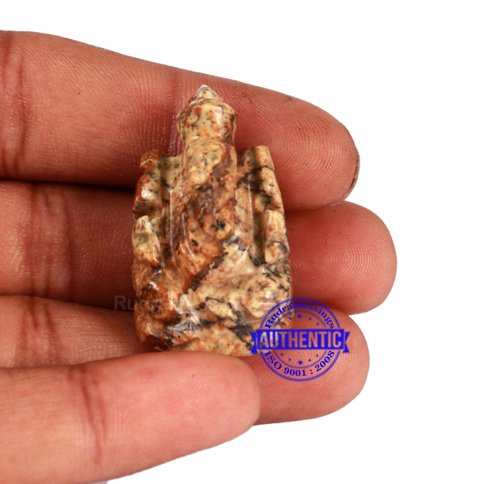 Picture Jasper Ganesha Statue - 92 C