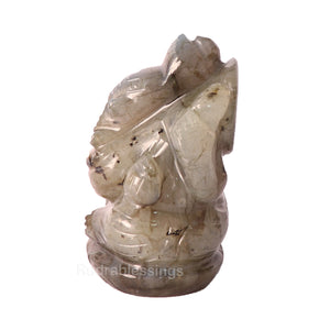 Labradorite Ganesha Statue - 44