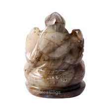 Load image into Gallery viewer, Labradorite Ganesha Statue - 44
