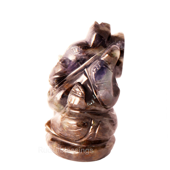 Labradorite Ganesha Statue - 47