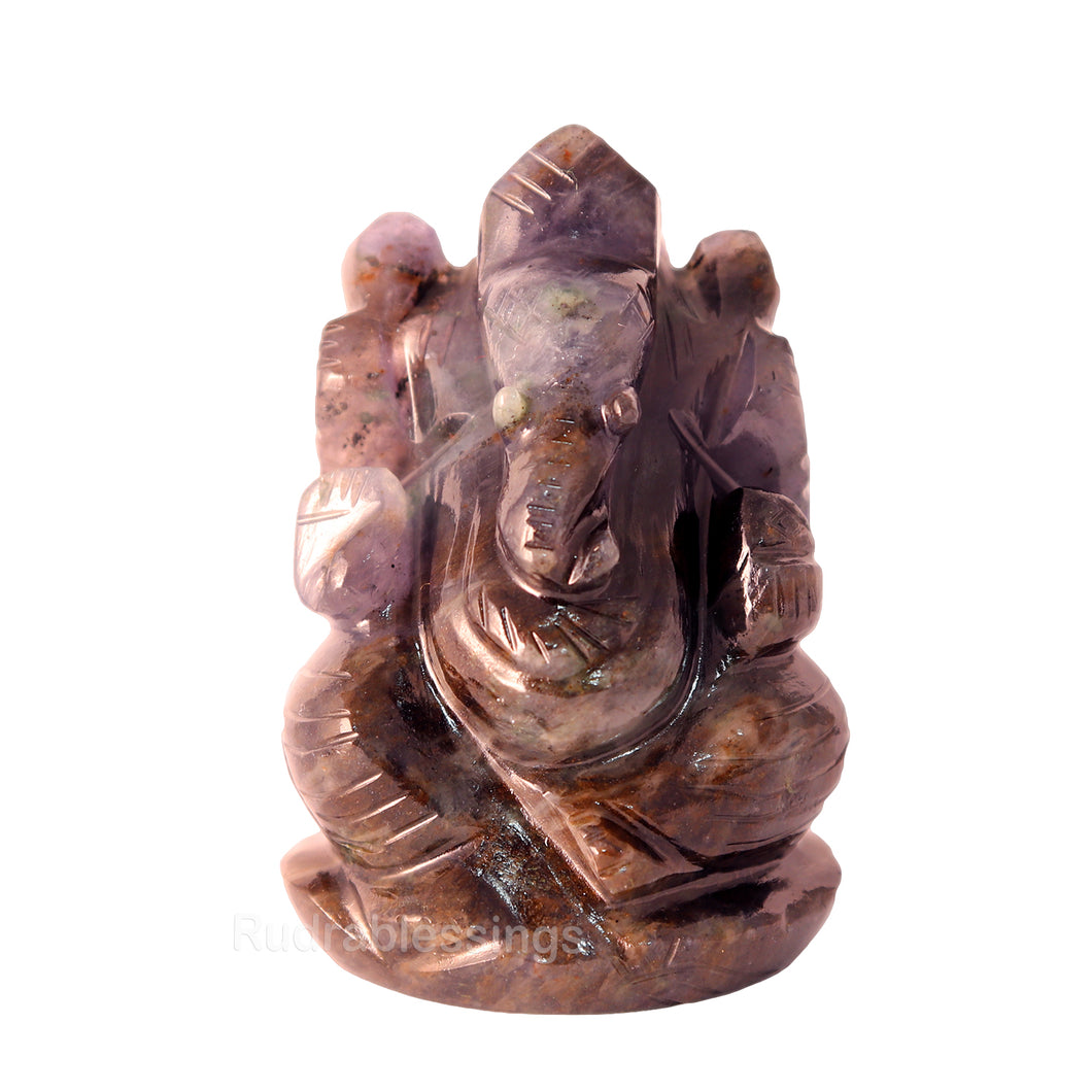 Labradorite Ganesha Statue - 47