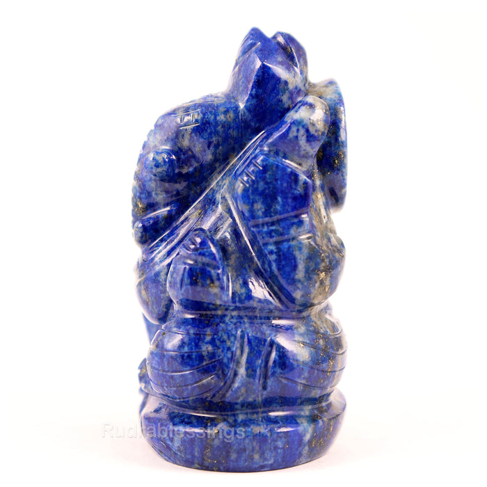 Lapis Lazuli Ganesha Statue - 58