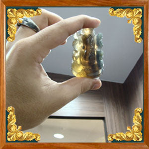 Light Brown Floride Ganesha Statue