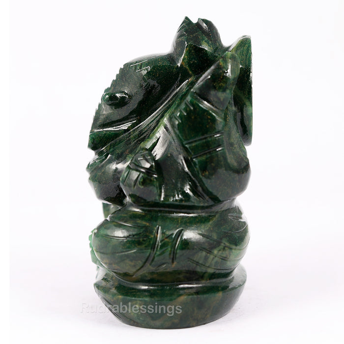 Buddh Stone Ganesha Statue - 65