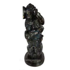 Labradorite Ganesha Statue - 83