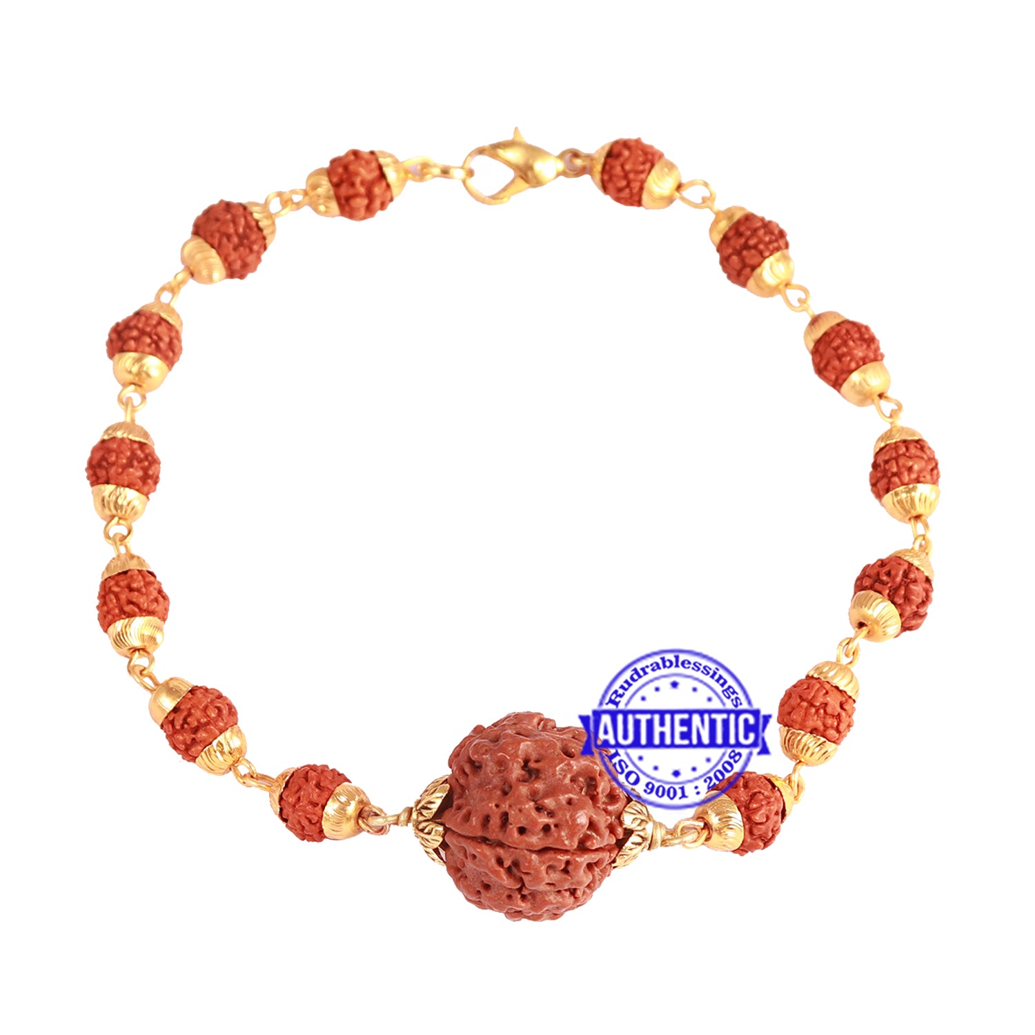 4 Mukhi Rudraksha Bracelet /Four Face Rudraksh Wristlet Java Bead -Lab  Certified | eBay