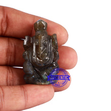 Load image into Gallery viewer, Labradorite Ganesha Statue - 102 K
