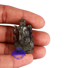 Load image into Gallery viewer, Labradorite Ganesha Statue - 102 M
