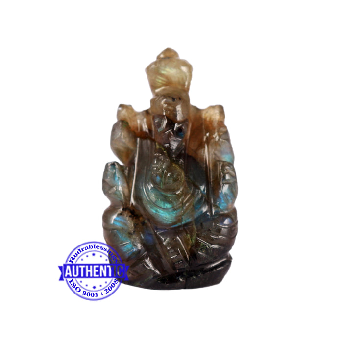Labradorite Ganesha Statue - 102 N