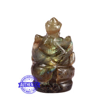 Load image into Gallery viewer, Labradorite Ganesha Statue - 102 N

