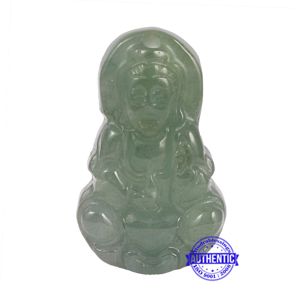 Green Jade Buddha Statue - 6