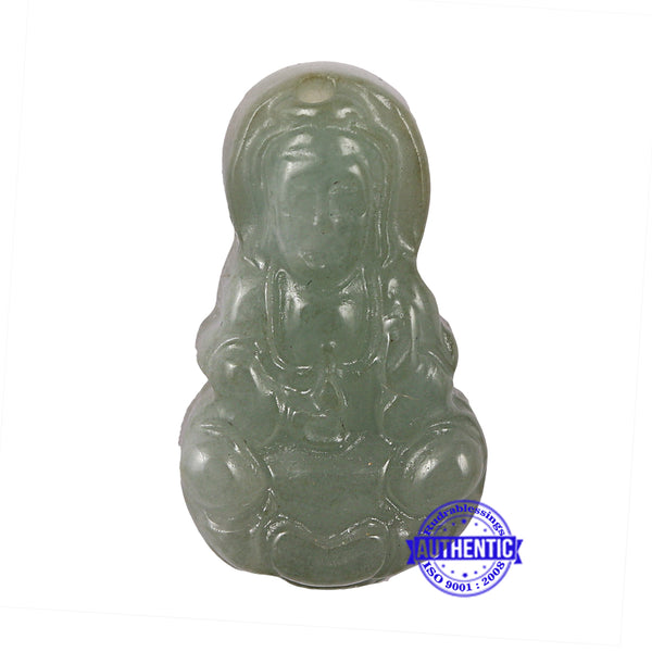 Green Jade Buddha Statue - 8