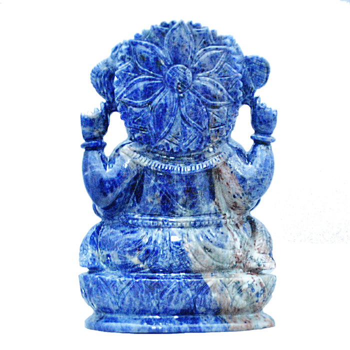 Lapis Lazuli Ganesha Statue - 4