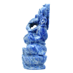 Lapis Lazuli Ganesha Statue - 4