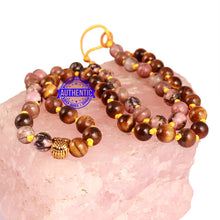 Load image into Gallery viewer, Tiger Eye + Rhodonite Stone Mala
