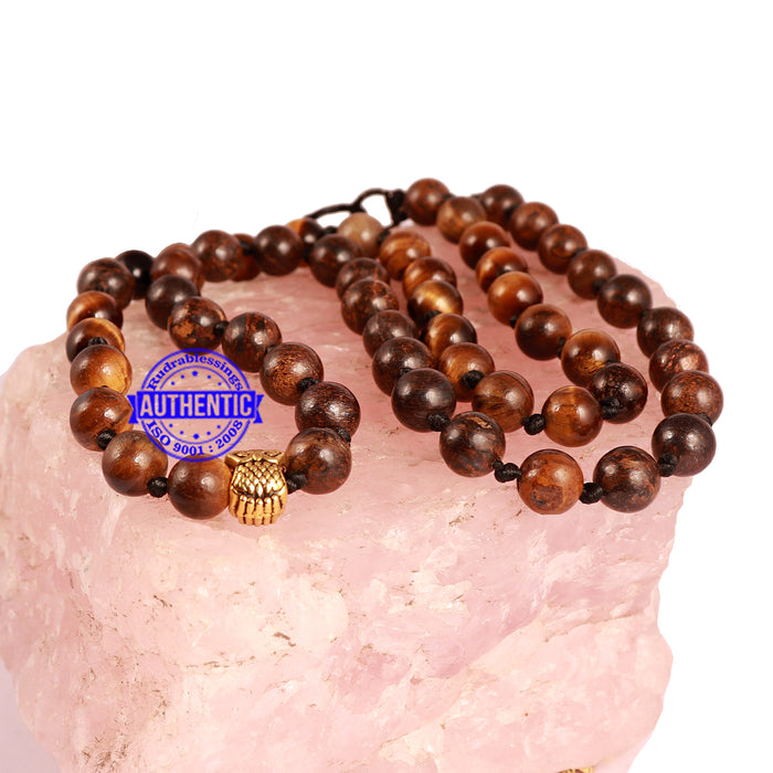 Tiger Eye + Bronzite Stone Mala