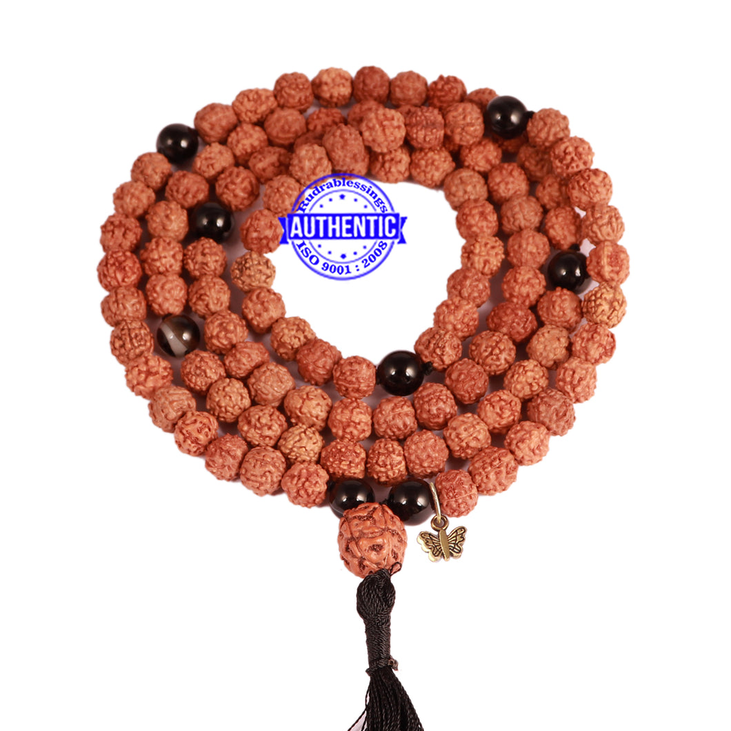 Sulemani + Rudraksha Mala with Butterfly accessory - 1