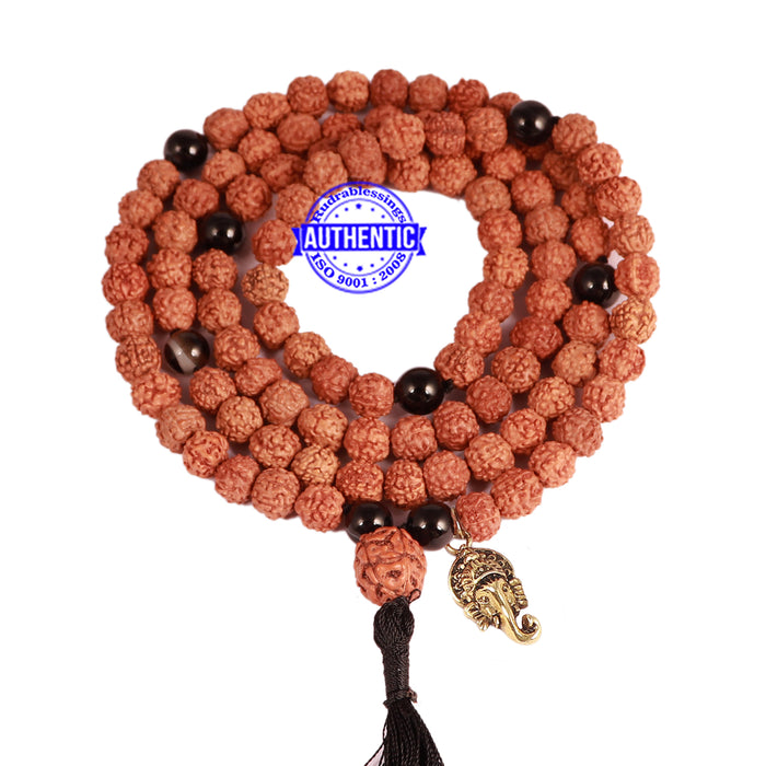 Sulemani + Rudraksha Mala with Ganesha accessory - 1