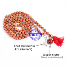 Load image into Gallery viewer, 5 Mukhi Exclusive designs Rudraksha Mala with semi precious stones and accessory - 15
