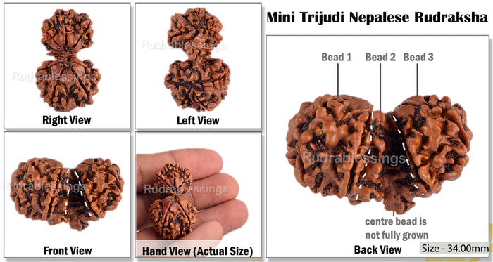 Mini Trijudi - Bead No. 23