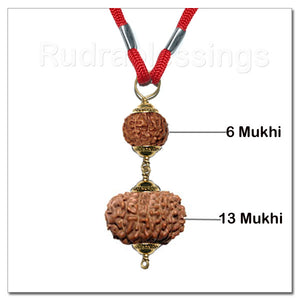 Rudraksha Mohini / Attraction Pendant From Indonesia