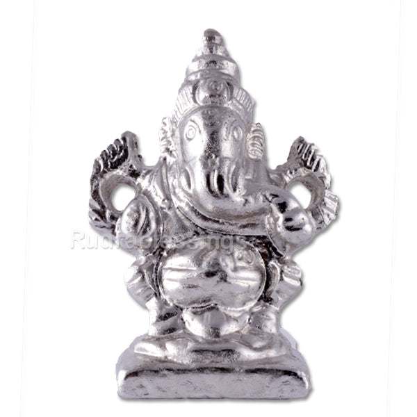 Parad / Mercury Ganesha statue - 3