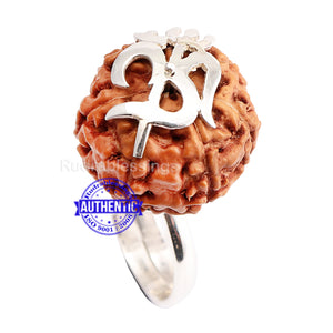 7 Mukhi Indonesian Rudraksha Ring - 1