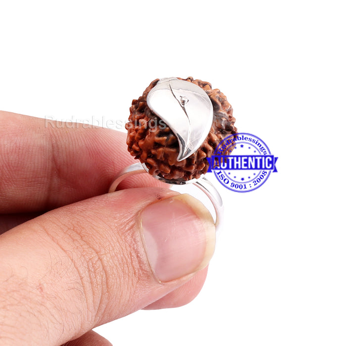 9 Mukhi Indonesian Rudraksha Ring - 2