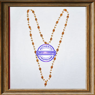 Rudraksha Sphatik Attachment Mala
