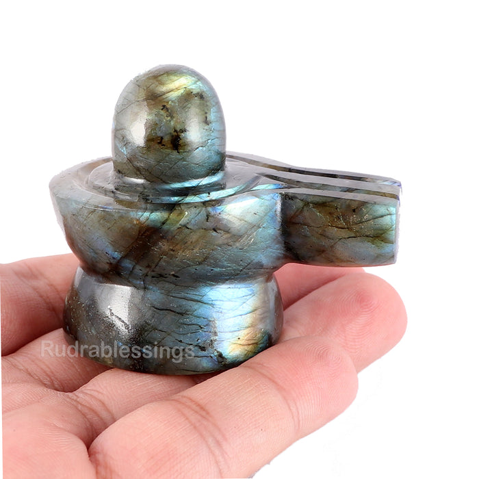Labradorite Shivlinga - 15