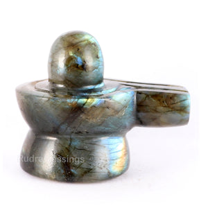 Labradorite Shivlinga - 15