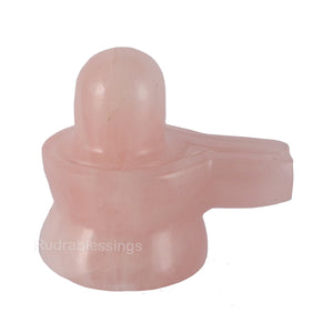 Rose Quartz Shivlinga - 22
