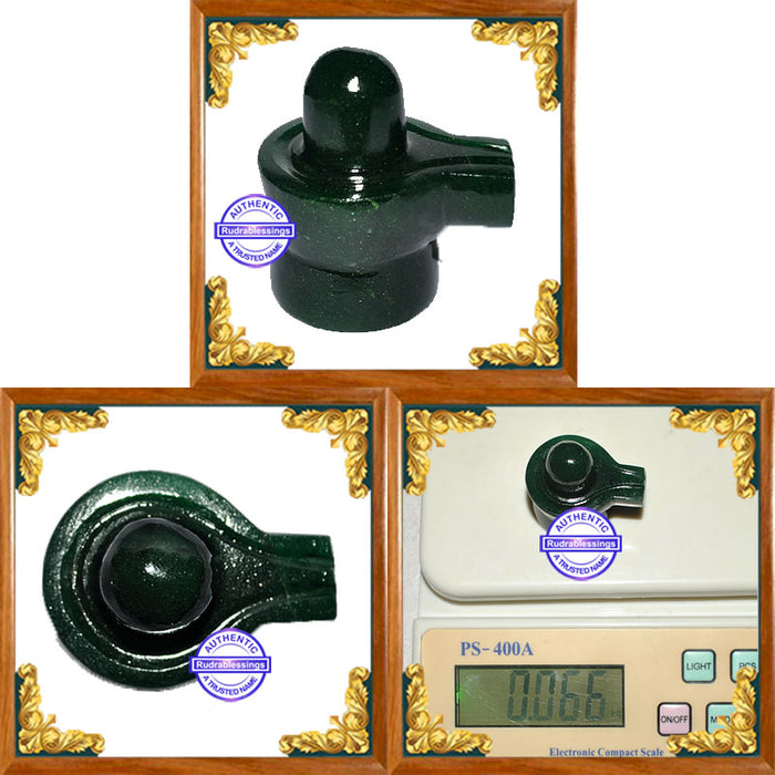 Dark Green Aventurine Shivlinga - 10