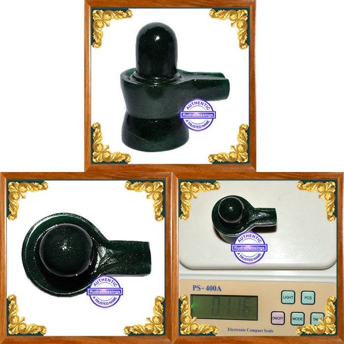 Dark Green Aventurine Shivlinga - 11