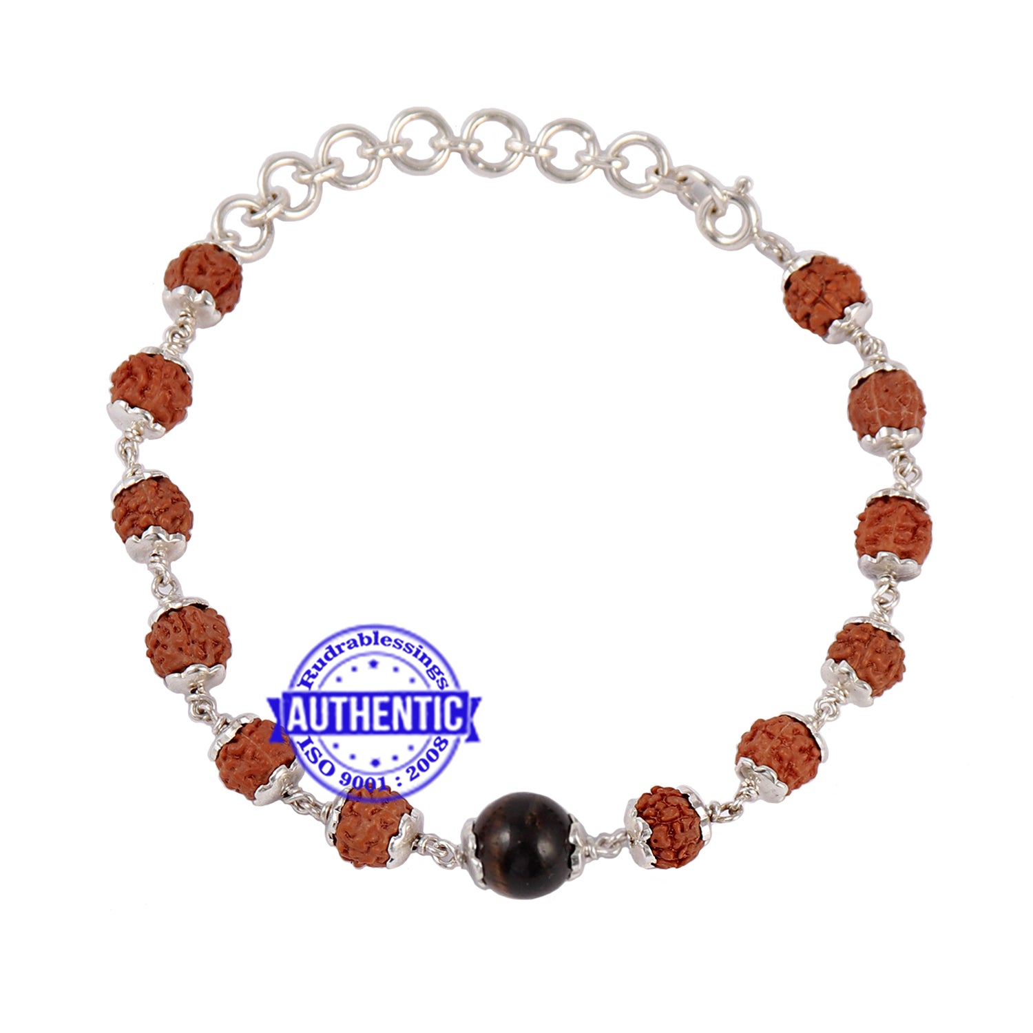 Combo Mala+Bracelets Rudraksha 5 face (5 mukhi) 7.5mm to 8mm 108+1 beads  mala (pack of 1 mala + 3 rudraksha bracelets, color reddish-orange) – Rudra  Gems Valley – Gayatri Pariwar Pooja Samagri Online Store:  rudragemsvalley.com