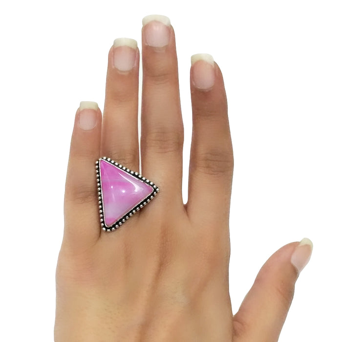 Dyed Agate Ring - 10