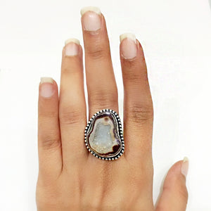 Agate Druzy Ring - 1