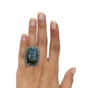 Labradorite Ring - 22