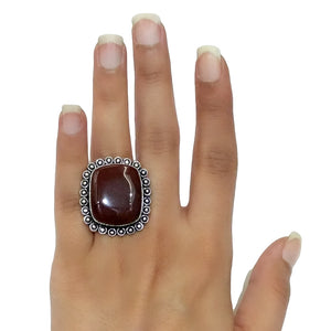 Brown Jasper Ring - 30