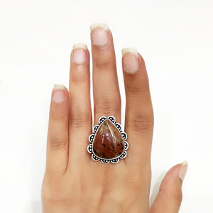 Mahopany Jasper Ring - 3