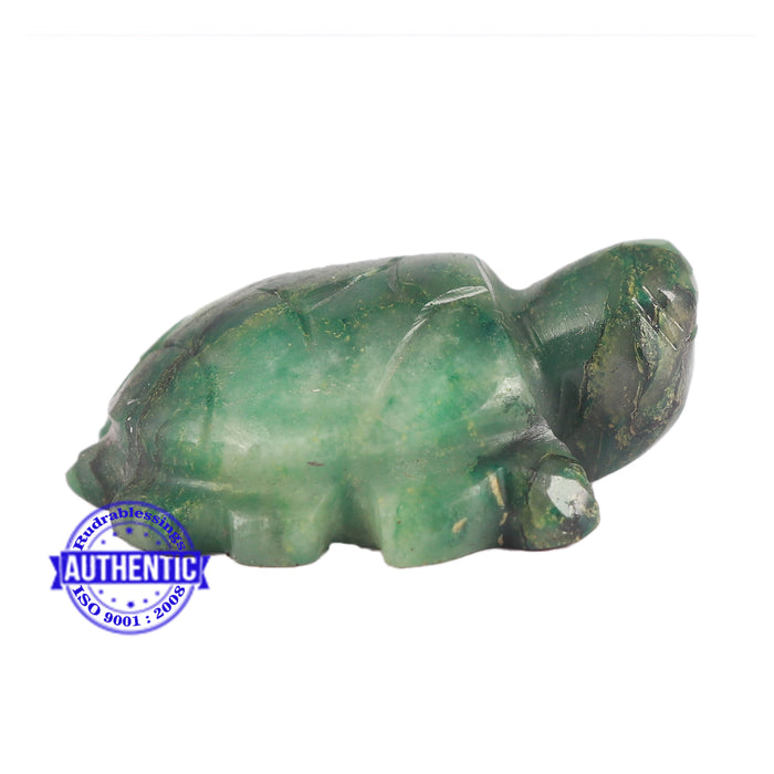 Light Green Aventurine Tortoise Statue - 1